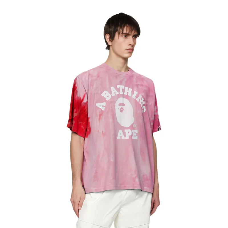 Bape Ice Dye College Relaxed Fit Tee-2
