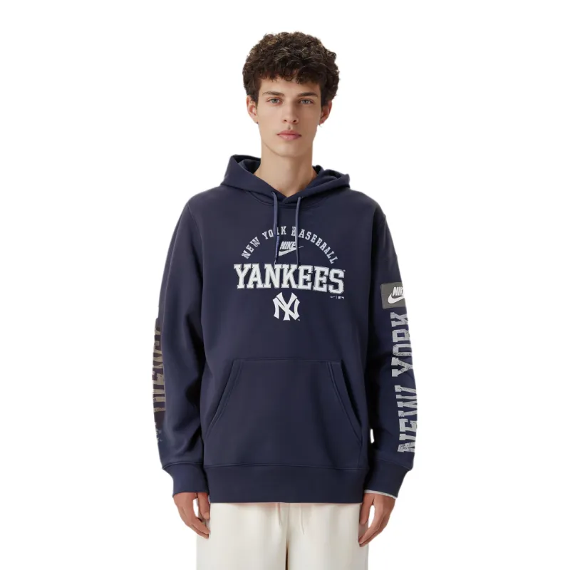 Nike x MLB New York Yankees Cooperstown Splitter Club American Sweatshirt New York Yankees Men's Marine Blue-2