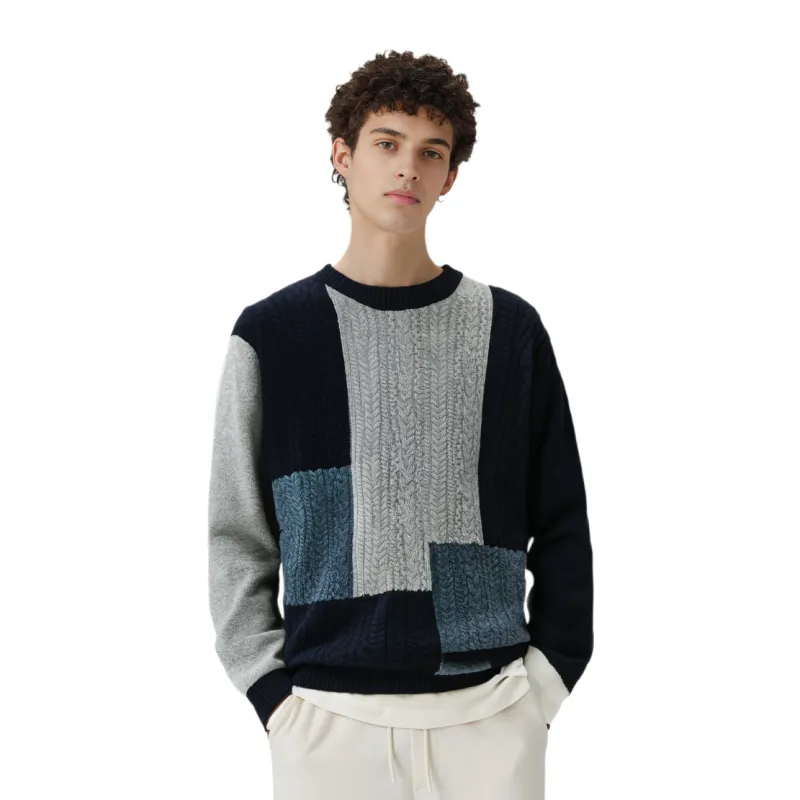 HAZZYS Sweaters Men Navy Blue-2