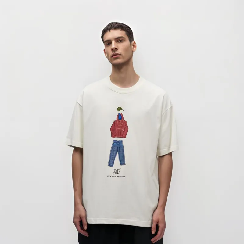GAP X SEAN WOTHERSPOON Co branded Series T Shirt Unisex Beige-1