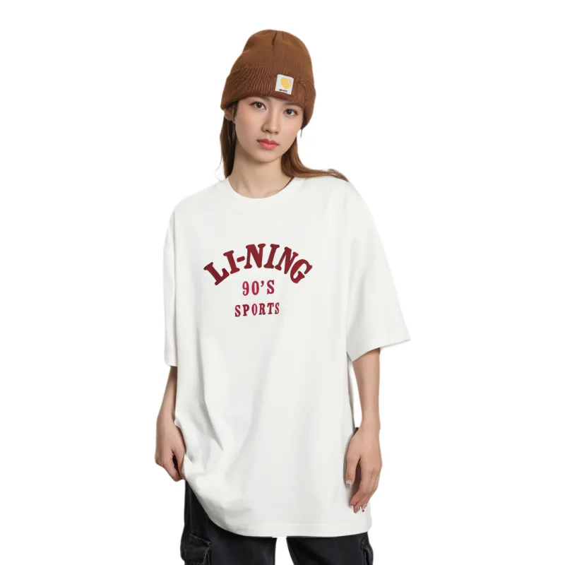 LiNing Weekend Youth T Shirt Unisex Ivory-3
