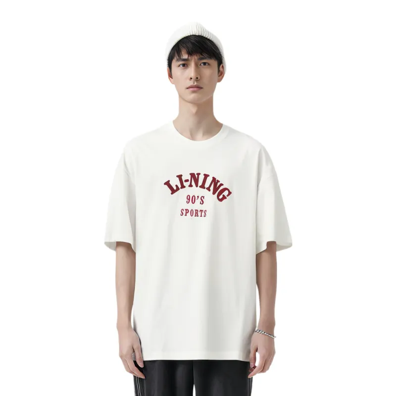 LiNing Weekend Youth T Shirt Unisex Ivory-2