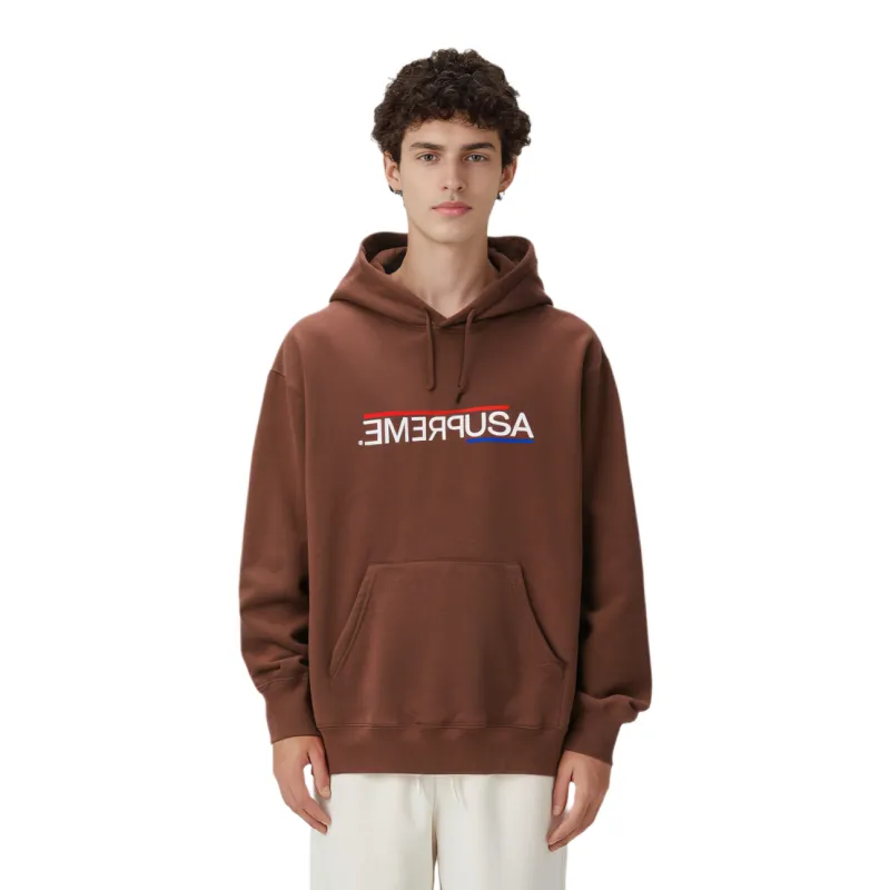 Supreme Usa Hooded Sweatshirt-3