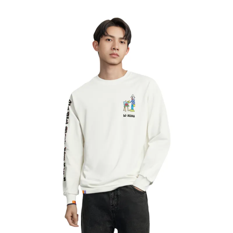 LiNing Li Ning X Steven Harrington T Shirt Unisex Ecru-3