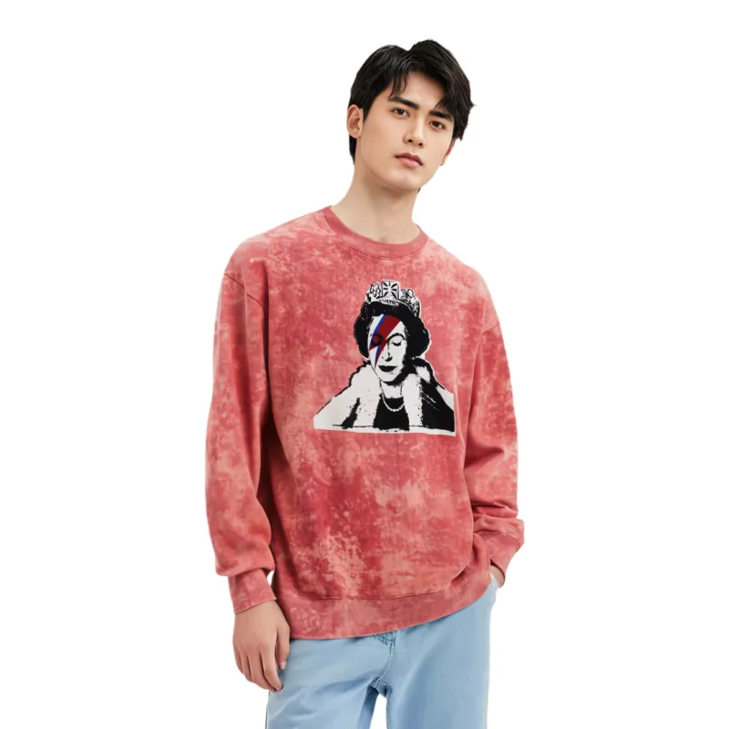 GUESS Sweatshirts Men Pink-1