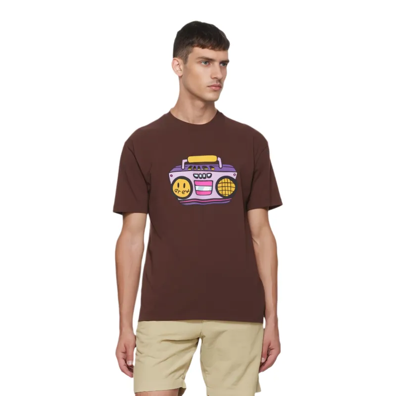 Drew House FW23 T Shirt Unisex Brown-2