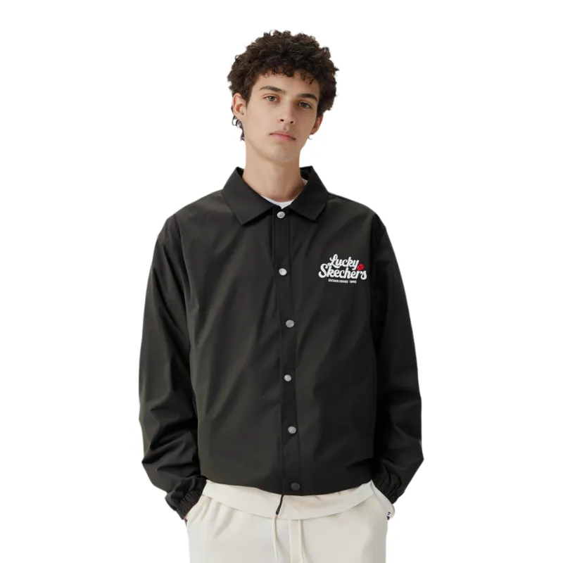Skechers New Year S COLOR Puffer Jacket Unisex Carbon Black-2