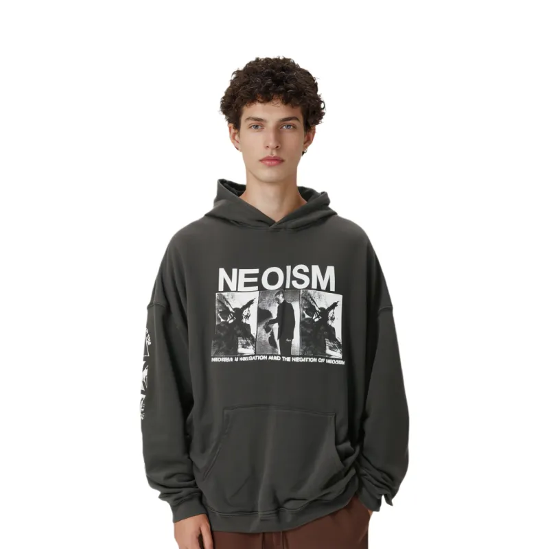 ENFANTS RICHES DEPRIMES Neoism Graphic Printed Hoodie-2