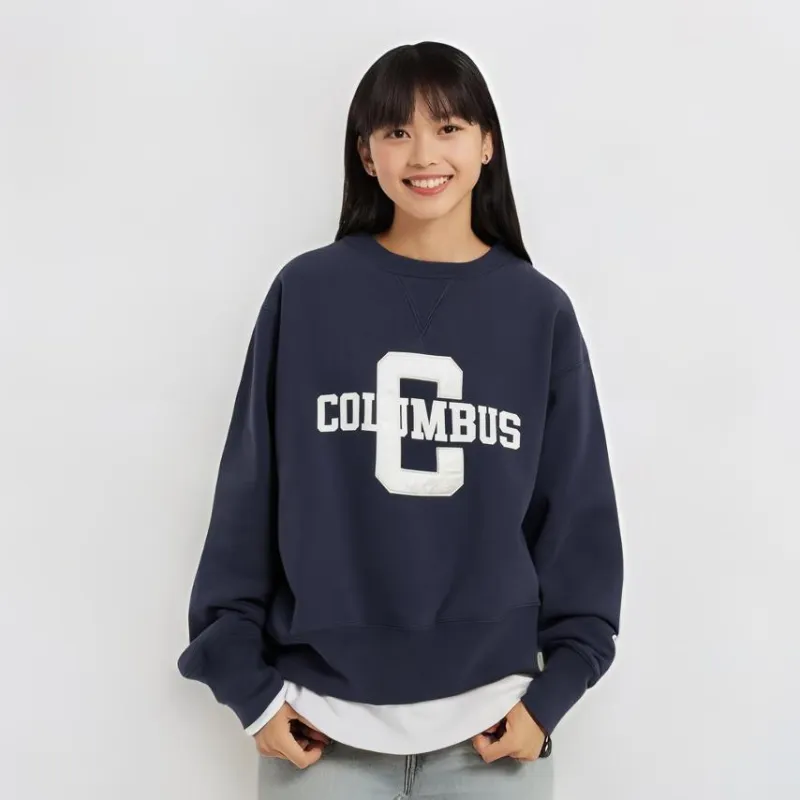 Champion Reverse Weave FW24 Sweatshirt Women's Dark Marine Blue-1