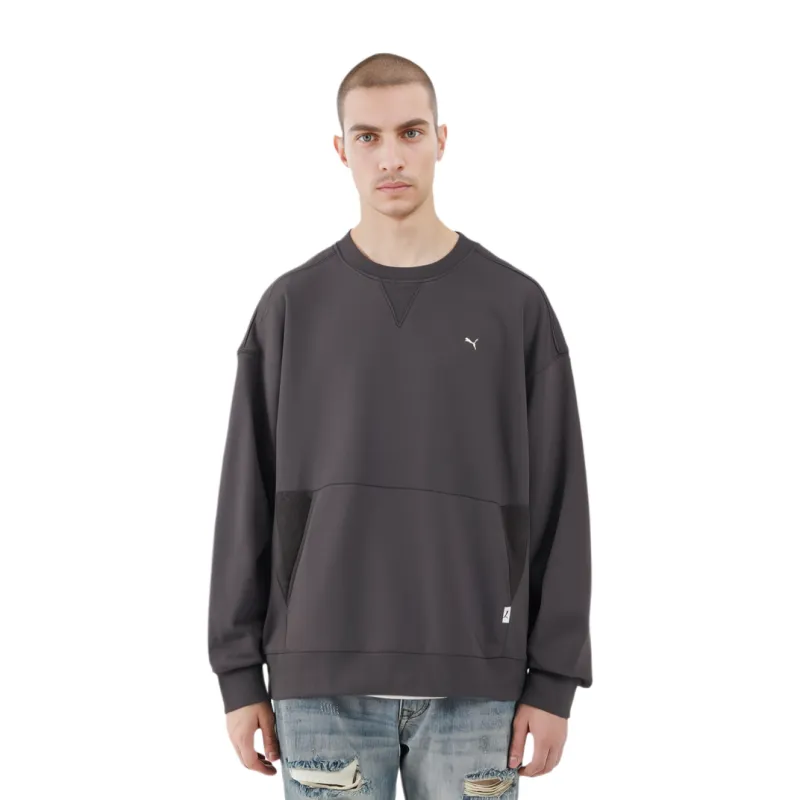 PUMA Sweatshirts Unisex Charcoal Black-3
