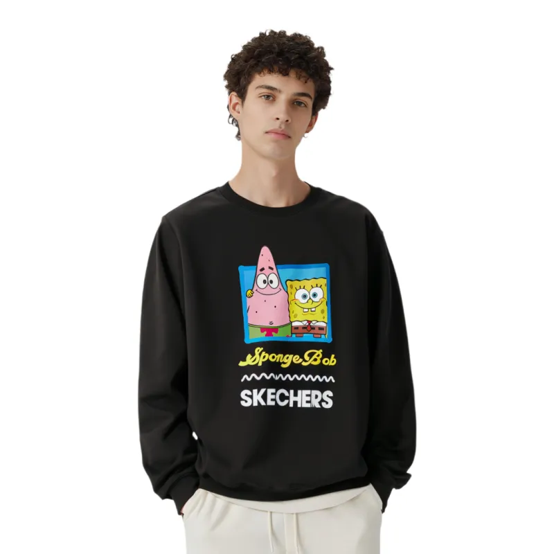 Spongebob Squarepants X Skechers SpongeBob SquarePants Sweatshirts Unisex Black 0018-2