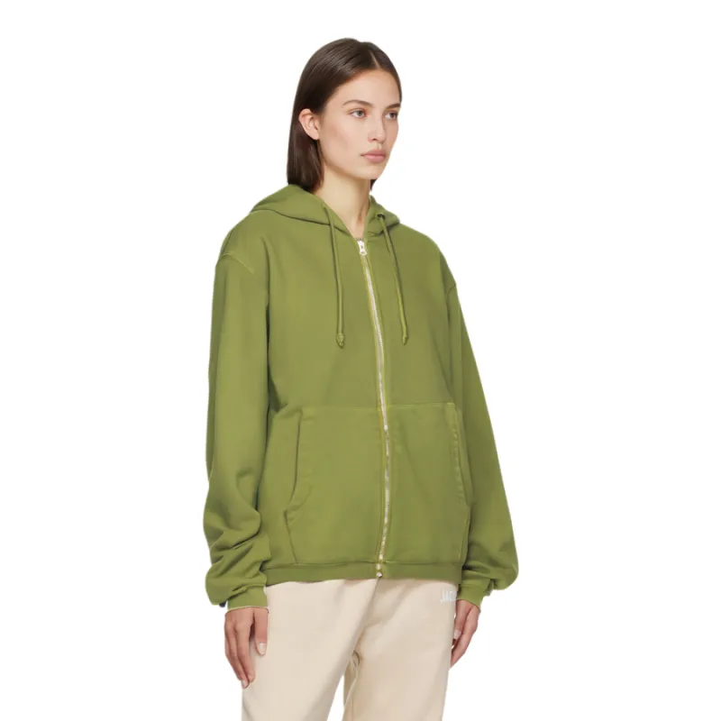 Stussy Waffle Lined Zip Hoodie-2