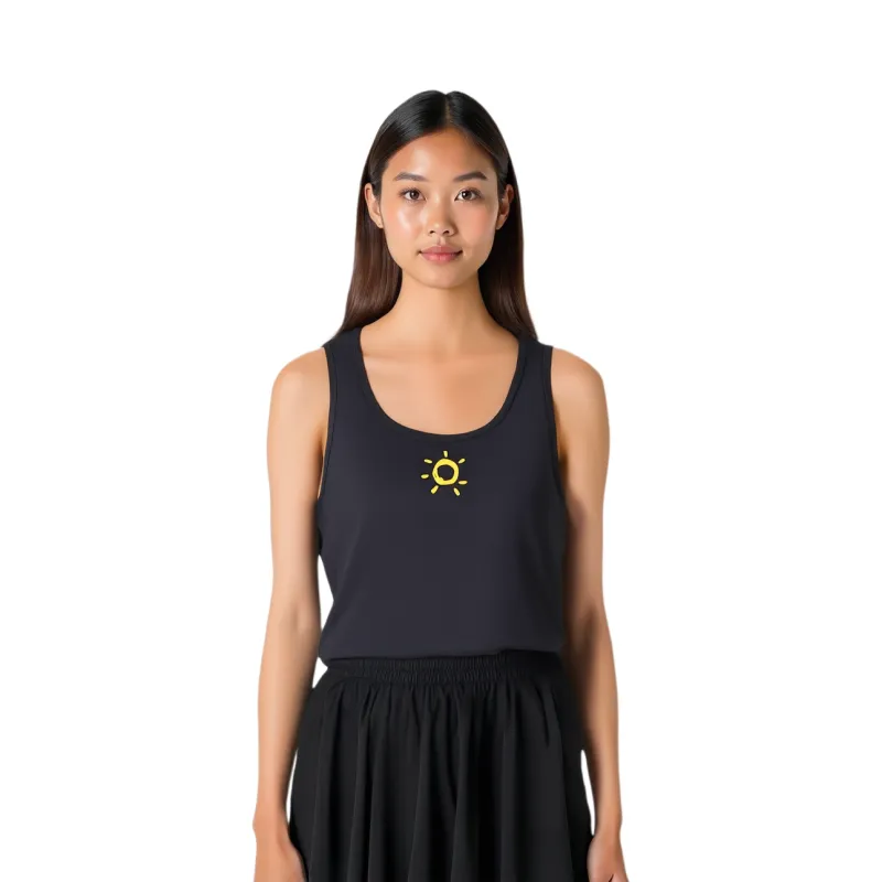 MIIRACER 100% Cotton Versatile Trendy Fitness Running Tank Top Unisex-12
