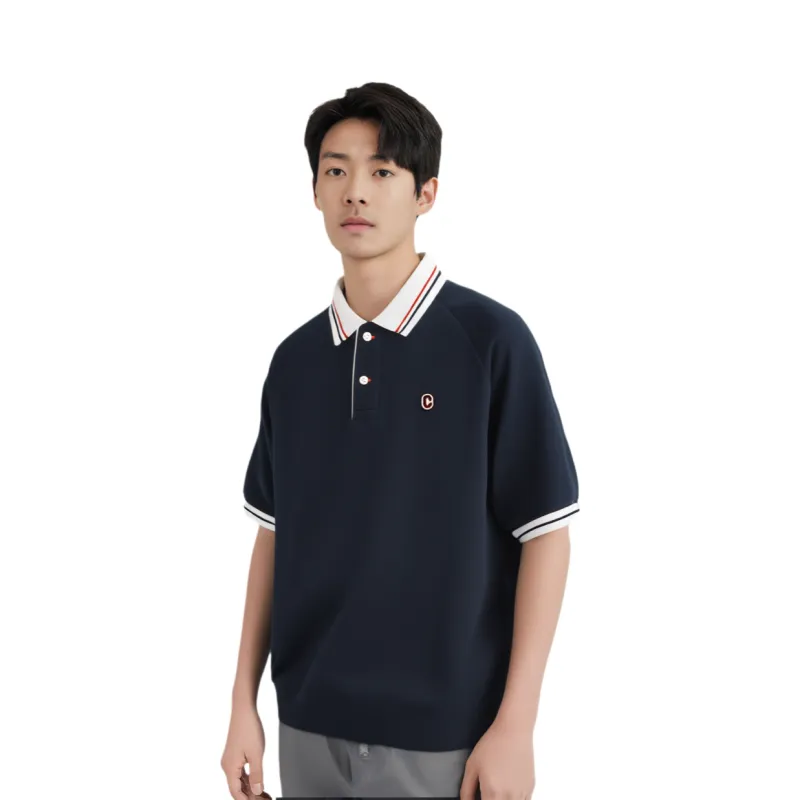 COVERNAT SS24 Polo Shirt Men's Marine Blue-6