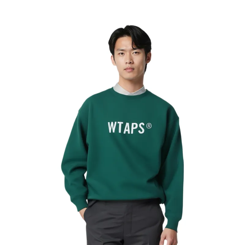 WTAPS Logo embroidered Cotton Sweatshirt-4
