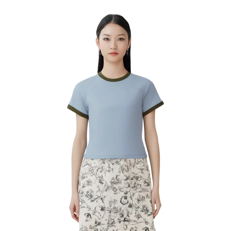 Levi's T Shirt Women's Light Blue-2