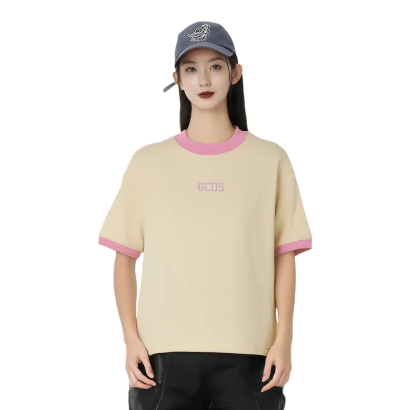 GCDS T Shirts Women's Yellow-2
