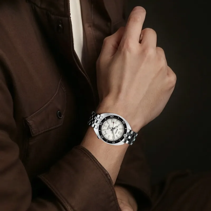 SEIKO Automatic/Manual Mechanical Movement Stainless Steel Strap Watch Men's Watches White Dial-2