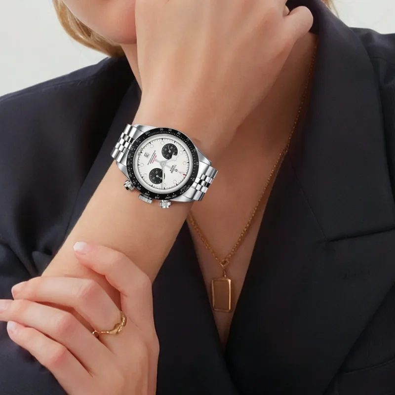 TUDOR BLACK BAY Collection Automatic Mechanical Movement Unisex Watch 41mm White Dial Stainless Steel Case-4