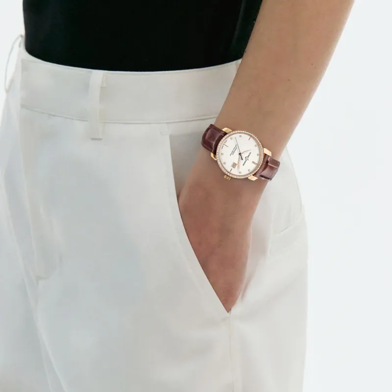 ULYSSE NARDIN Men Gilt Collection Watch-4