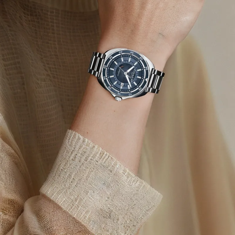 COACH Wrist Watch Automatic Mechanical Movement Stainless Steel Strap 44mm Blue Dial Men's Watches-4