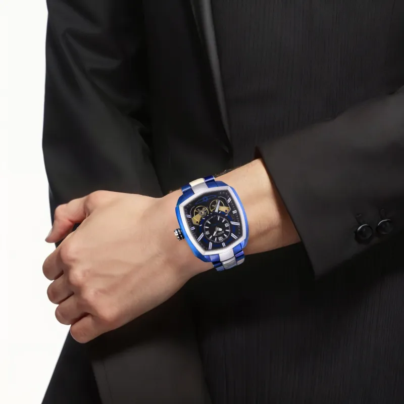 INVICTA Wrist Watch Automatic Mechanical Movement Stainless Steel Strap 48mm Black Dial Men's Watches-1
