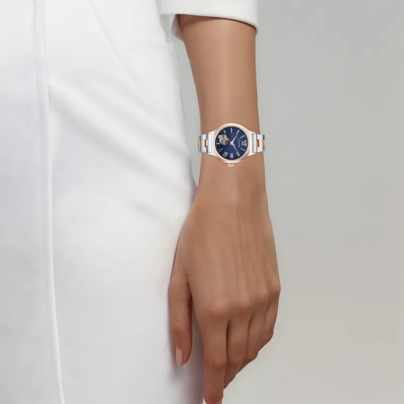 CITIZEN Mechanical Movement Stainless Steel Strap Watch 34mm Women's Watch Blue Dial-2