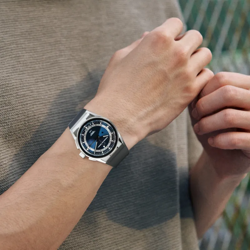 PORSCHE DESIGN Wrist Watch Automatic Mechanical Movement Titanium Strap 42mm Blue Dial Unisex-3