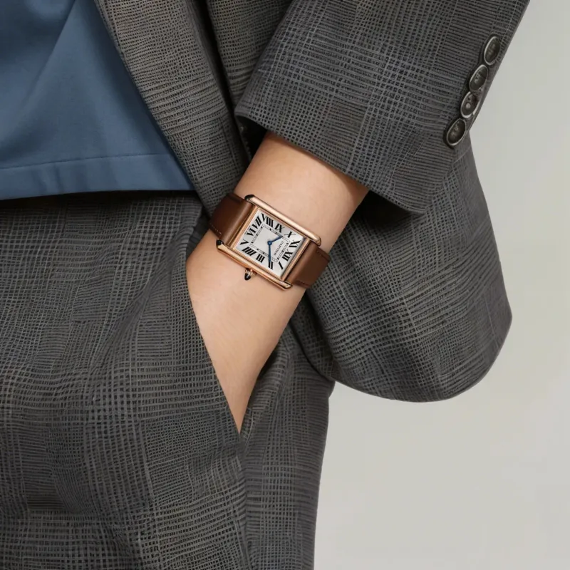 Cartier Men TANK DE Watch-2