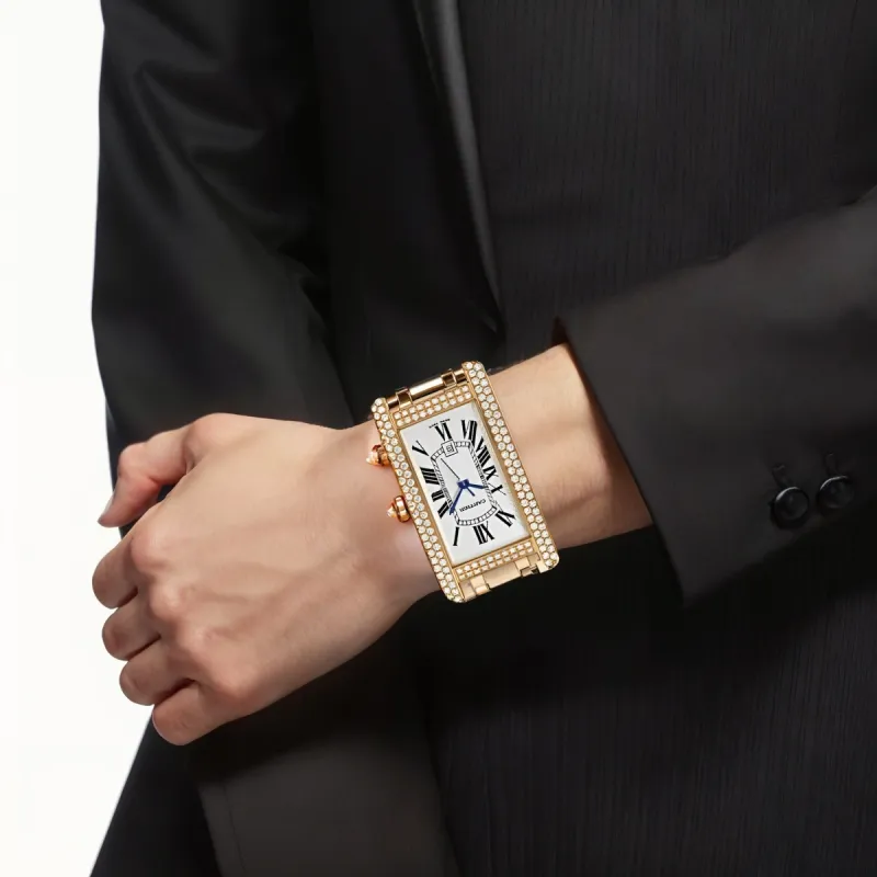 Cartier Men TANK DE Watch-1