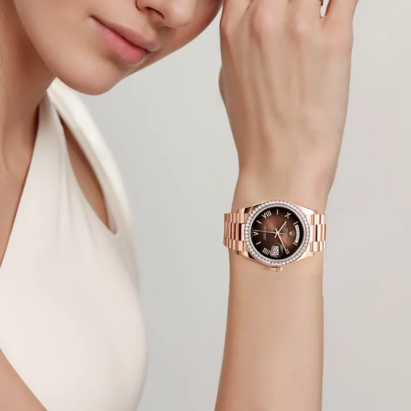 ROLEX Women's Week type Calendar Watch-3