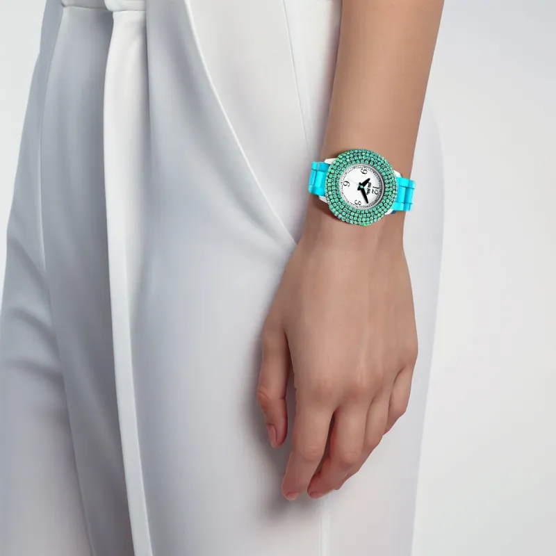 Folli Follie Wrist Watch Automatic Mechanical Movement Metal Strap 40mm White Dial Women's Watch-3