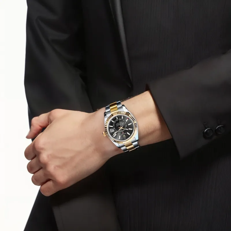 ROLEX Men Long Range Explorer Series Watch-1