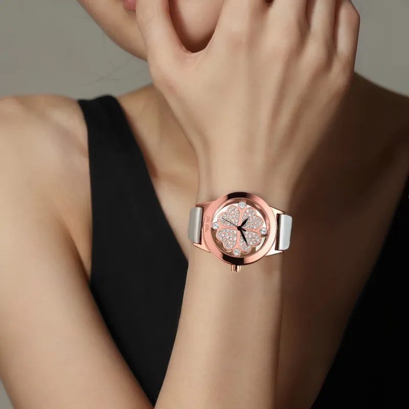 Folli Follie Wrist Watch Automatic Mechanical Movement Metal Strap Multicolor Watch Dial Women's Watch-3