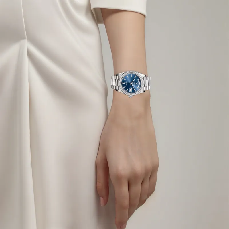 ROLEX Women's Week type Calendar Watch-1