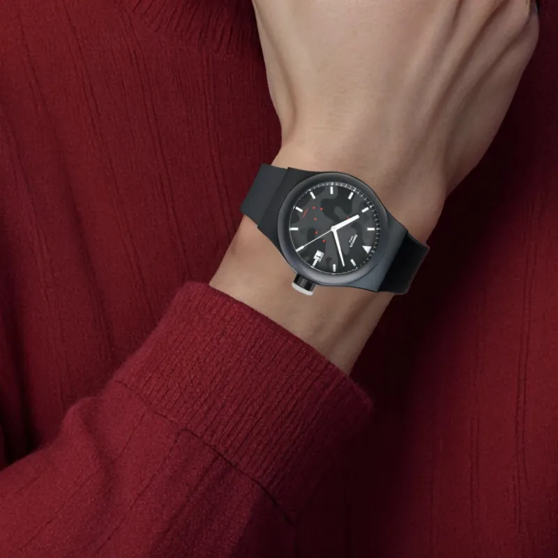 SWATCH Unisex Black Watch SUTA401-3