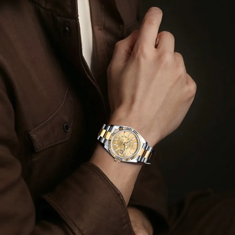 ROLEX Men Long Range Explorer Series Watch-4