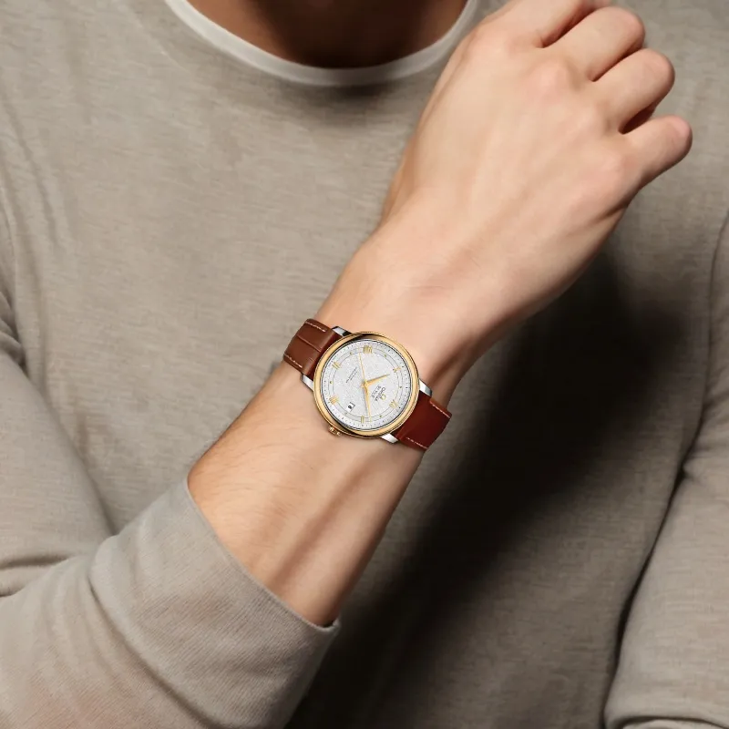 OMEGA Men Elegant Saucer Series Watch-3