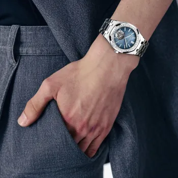 AUDEMARS PIGUET Royal Oak Series Automatic Mechanical Movement Men's Watches Watch 41mm Blue Dial