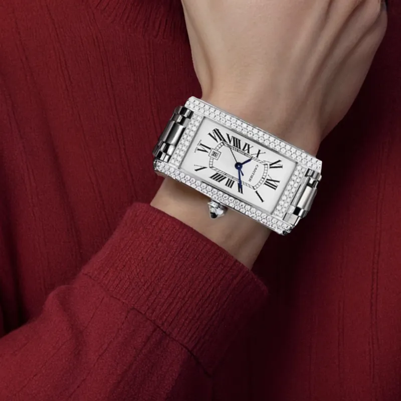 Cartier Men TANK DE Watch-5