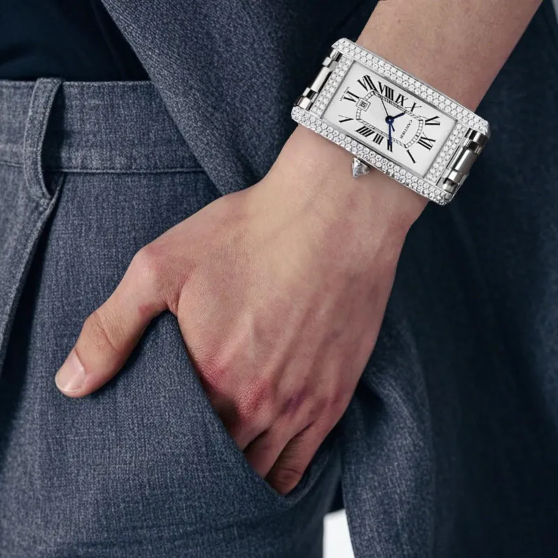 Cartier Men TANK DE Watch-4