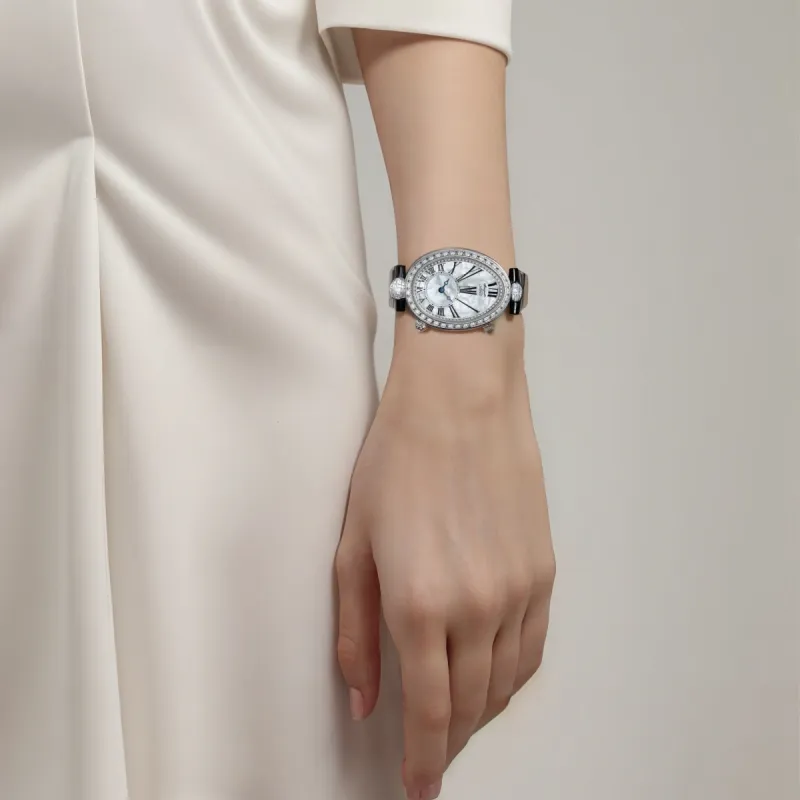 BREGUET REINE DE NAPLES Automatic Mechanical Movement Women's Watch Watch Mother of Pearl Color Watch Dial-3