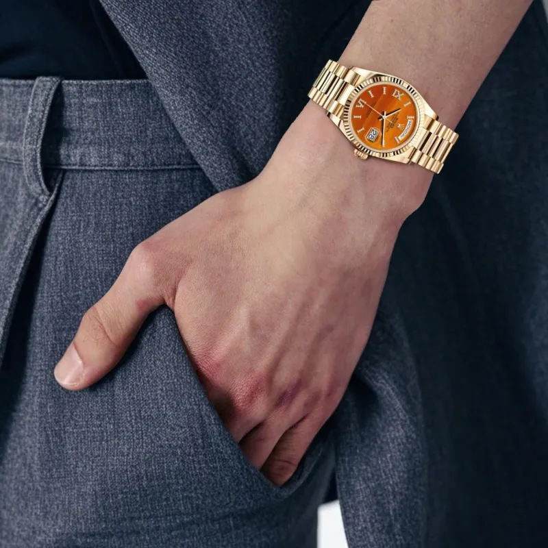 ROLEX Men Week type Calendar Watch-1