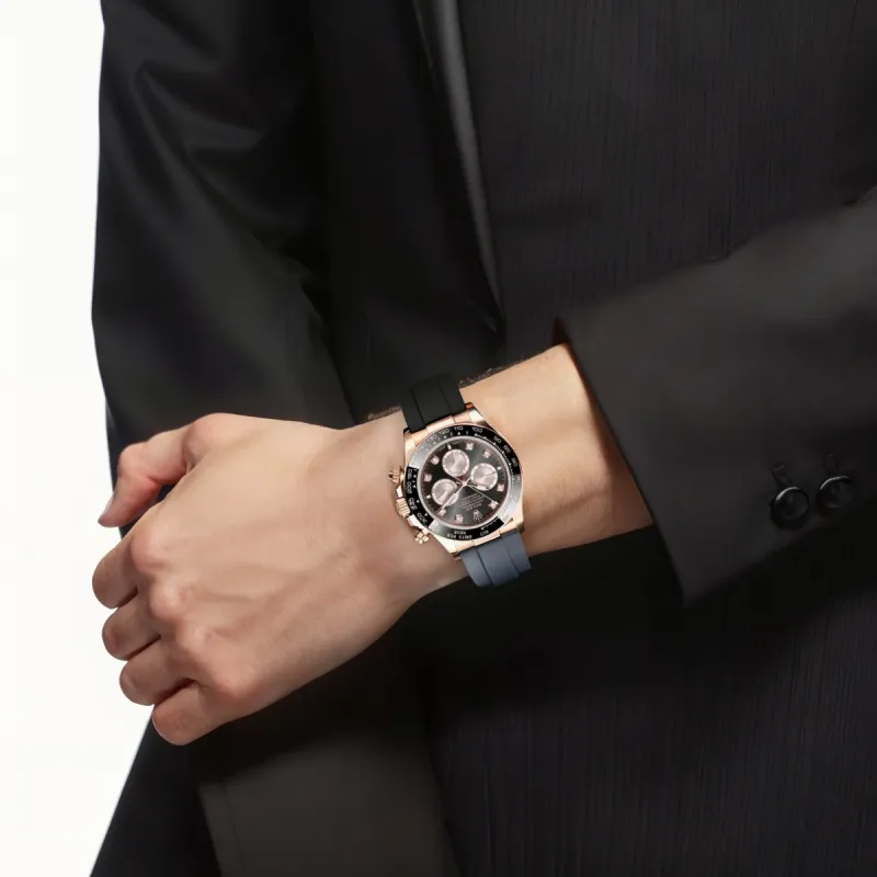 ROLEX Universe Slim Ditan Series Automatic Mechanical Movement Men's Watches Watch 40mm Black Dial-2