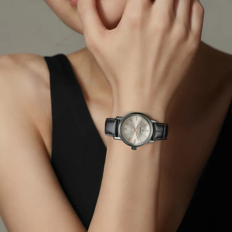 RADO DiaMaster Collection Automatic Mechanical Movement Women's Watch Watch 33mm Gray Dial-5