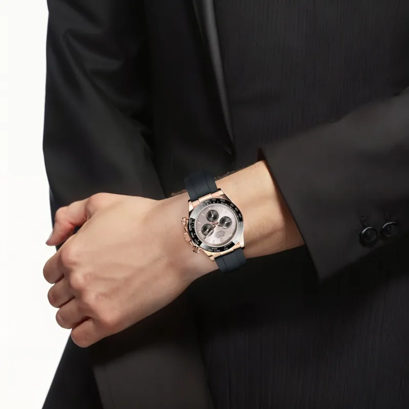 ROLEX Cosmometer Diagonal Collection Automatic Mechanical Movement Men's Watches Watch 40mm Black Dial-2