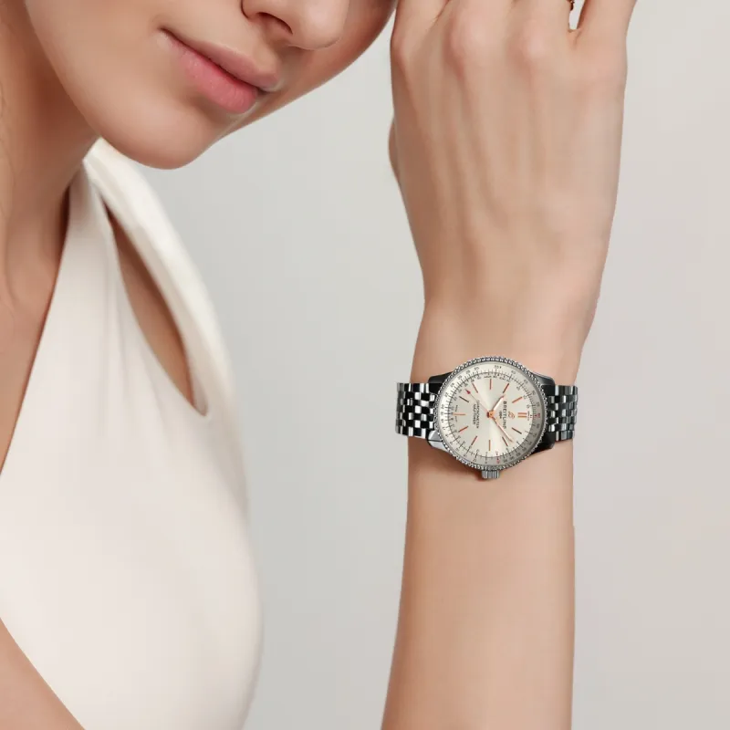 Breitling Women's Aviation Chronograph Collection Watch-4