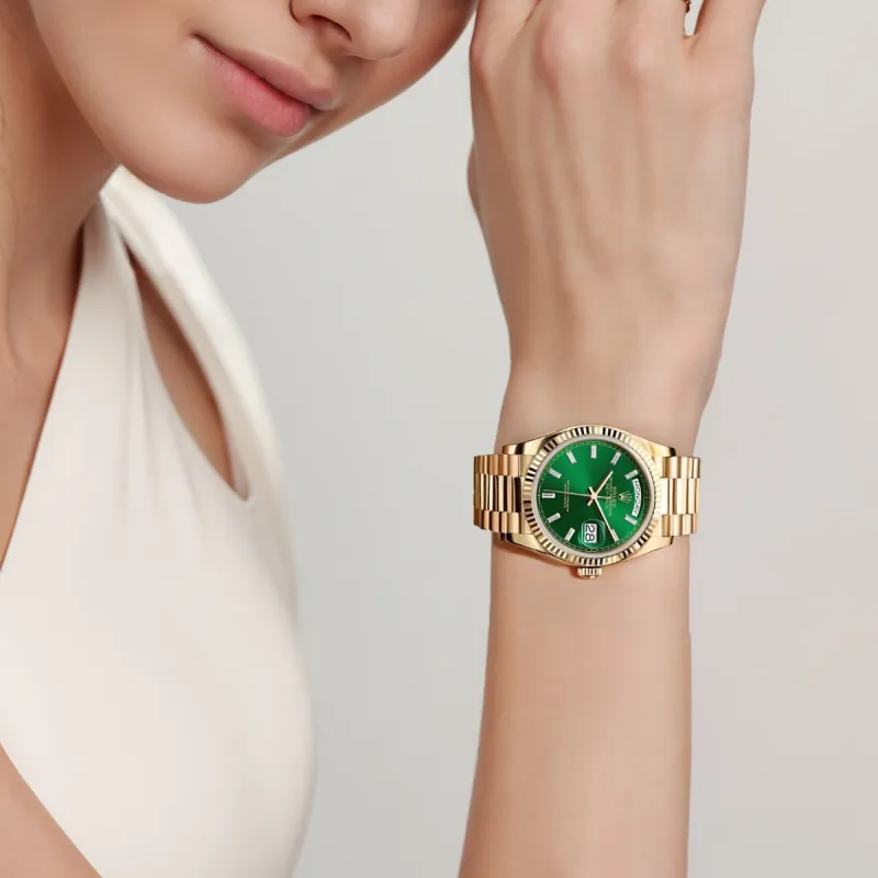 ROLEX Women's Week type Calendar Watch-1