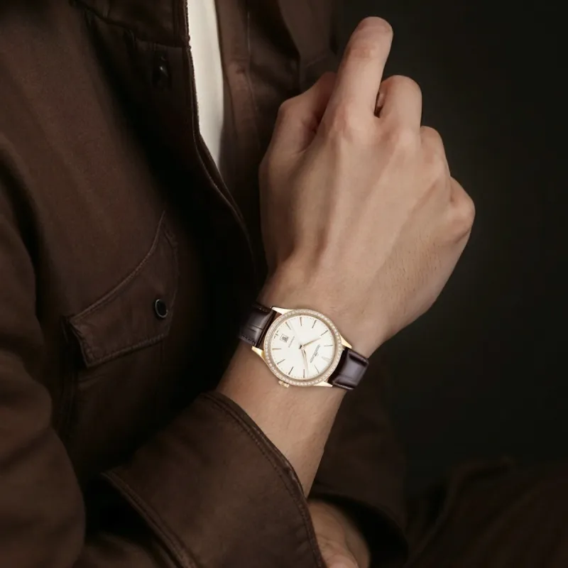 JAEGER LECOULTRE MASTER ULTRA THIN Collection Automatic Mechanical Movement Men's Watches Watch 39mm White Dial-5