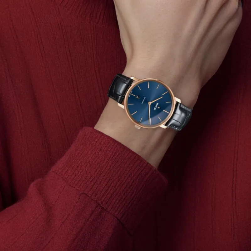 RADO DiaMaster Collection Automatic Mechanical Movement Men's Watches Watch 40.3mm Blue Dial-5